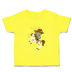 Cute Toddler Clothes Cowboy White Horse Brown B Toddler Shirt Cotton