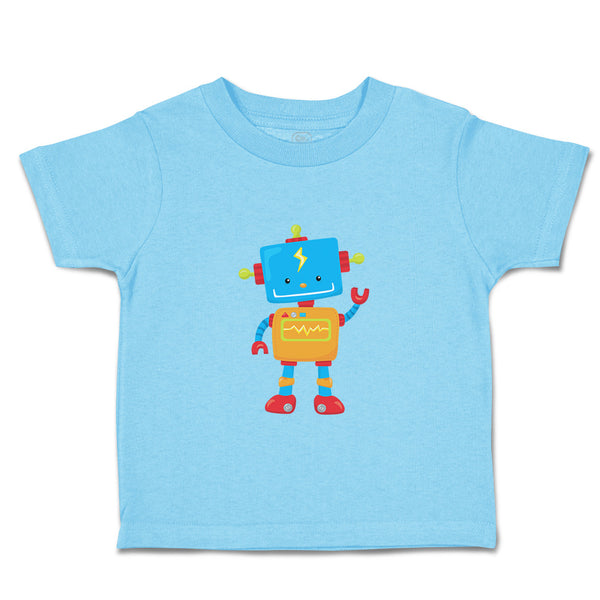 Toddler Clothes Blue Waves Robot Robotics Engineering Robots Toddler Shirt