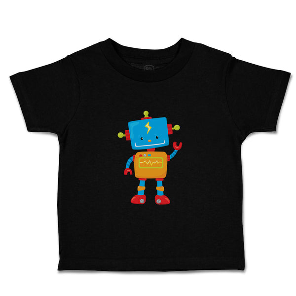 Toddler Clothes Blue Waves Robot Robotics Engineering Robots Toddler Shirt