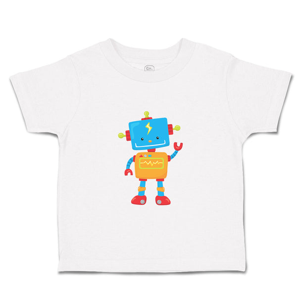 Toddler Clothes Blue Waves Robot Robotics Engineering Robots Toddler Shirt