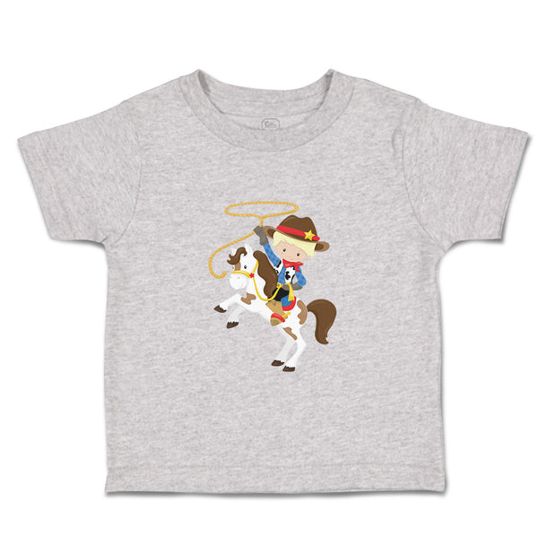 Cowboy White Horse Blonde