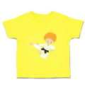 Cute Toddler Clothes Karate Boy Jump Red Karate Mma Toddler Shirt Cotton