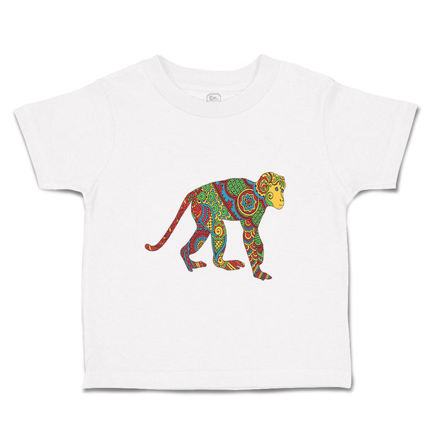 Toddler Clothes Monkey in Indian Ornament Holidays Characters Others Cotton