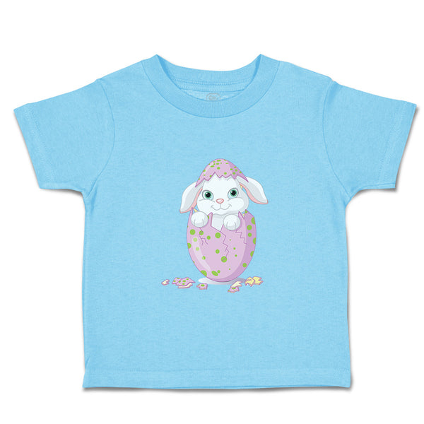 Toddler Clothes Bunny in Egg Shell Holidays Toddler Shirt Baby Clothes Cotton