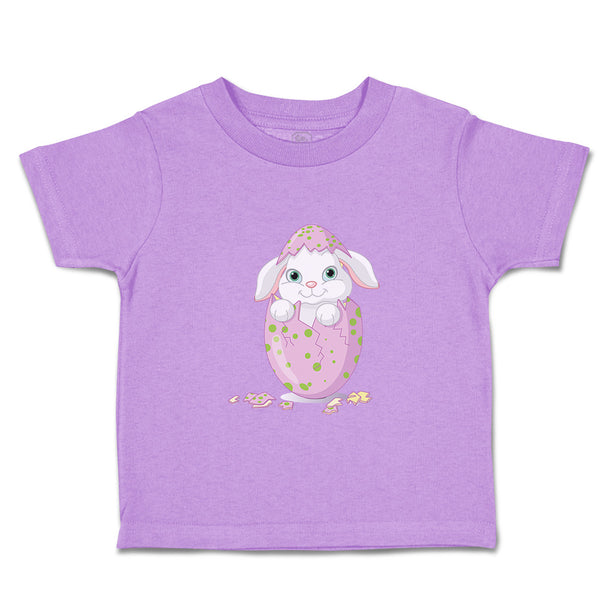 Toddler Clothes Bunny in Egg Shell Holidays Toddler Shirt Baby Clothes Cotton