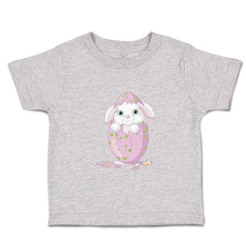 Toddler Clothes Bunny in Egg Shell Holidays Toddler Shirt Baby Clothes Cotton