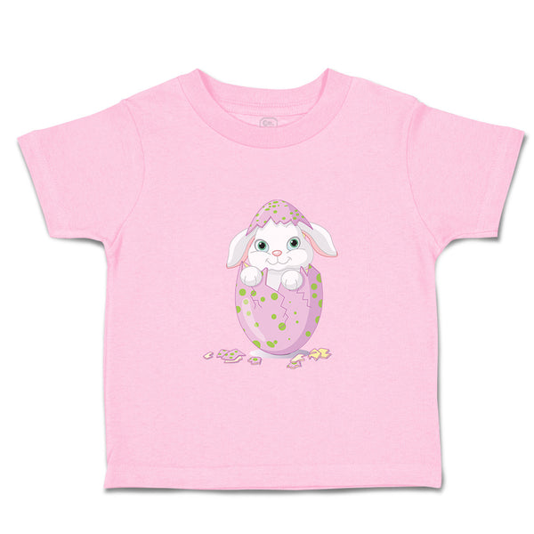 Toddler Clothes Bunny in Egg Shell Holidays Toddler Shirt Baby Clothes Cotton