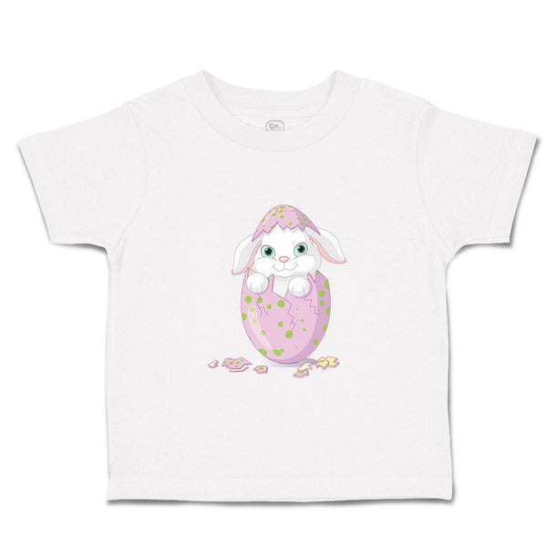 Toddler Clothes Bunny in Egg Shell Holidays Toddler Shirt Baby Clothes Cotton