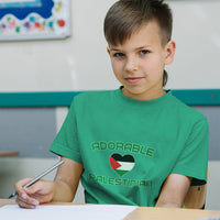 The Adorable Palestinian Flag on Heart Symbol