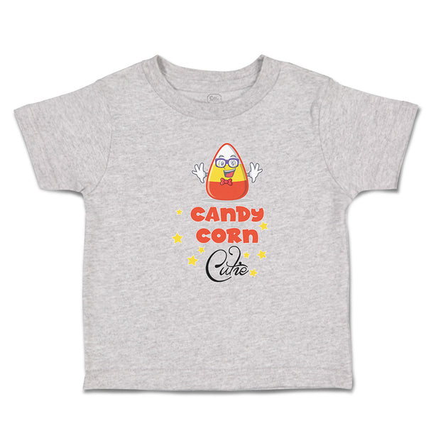 Candy Corn Cutie with Smiling Face and Stars