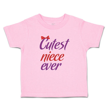 Toddler Clothes Cutest Niece Ever with Red Bow Toddler Shirt Baby Clothes Cotton