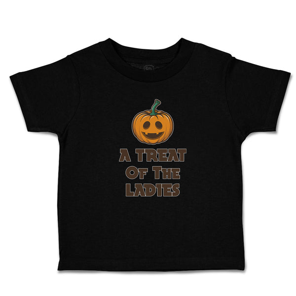 Toddler Clothes A Treat of The Ladies An Halloween Punpkin Face Toddler Shirt