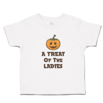 Toddler Clothes A Treat of The Ladies An Halloween Punpkin Face Toddler Shirt