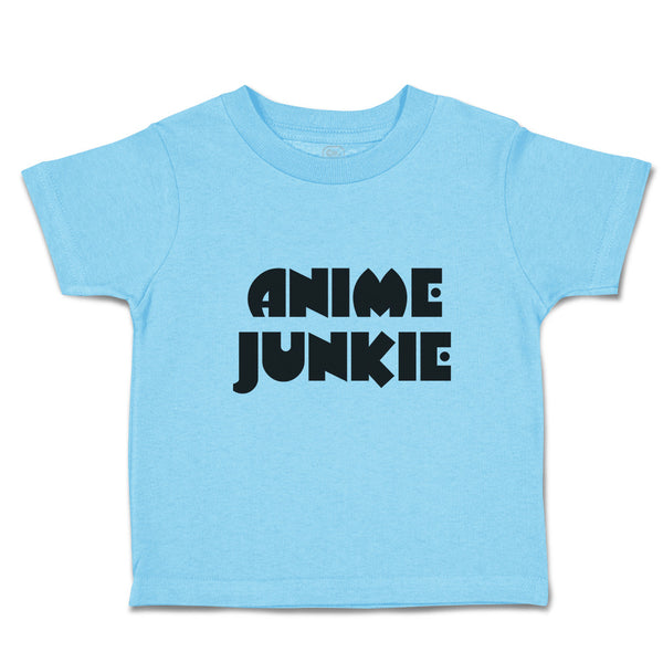 Toddler Clothes Monogram Silhouette Anime Junkie Letters Toddler Shirt Cotton