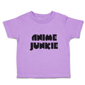 Toddler Clothes Monogram Silhouette Anime Junkie Letters Toddler Shirt Cotton