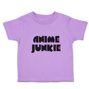 Toddler Clothes Monogram Silhouette Anime Junkie Letters Toddler Shirt Cotton