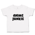 Toddler Clothes Monogram Silhouette Anime Junkie Letters Toddler Shirt Cotton