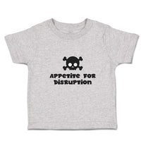 Cute Toddler Clothes Appetite for Disruption Silhouette Skull and Crossbones