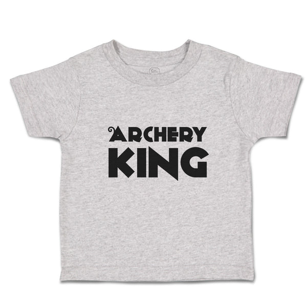 Cute Toddler Clothes Archery King An Sport Game Toddler Shirt Cotton