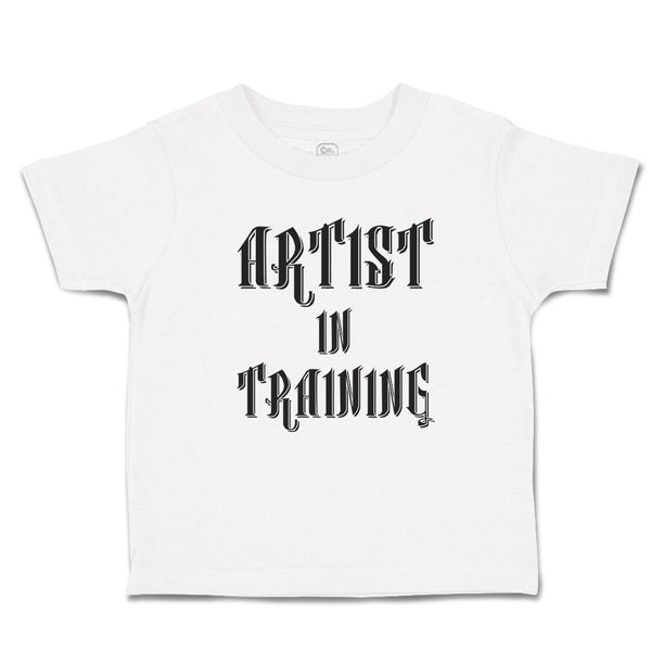 Cute Toddler Clothes Artist in Training Toddler Shirt Baby Clothes Cotton