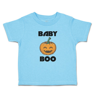 Cute Toddler Clothes Baby Boo Halloween Pumpkin Smile Toddler Shirt Cotton
