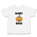 Cute Toddler Clothes Baby Boo Halloween Pumpkin Smile Toddler Shirt Cotton