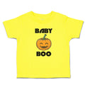 Cute Toddler Clothes Baby Boo Halloween Pumpkin Smile Toddler Shirt Cotton