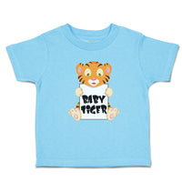 Cute Toddler Clothes Cute Little Baby Tiger Sitting Toddler Shirt Cotton