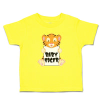 Cute Toddler Clothes Cute Little Baby Tiger Sitting Toddler Shirt Cotton