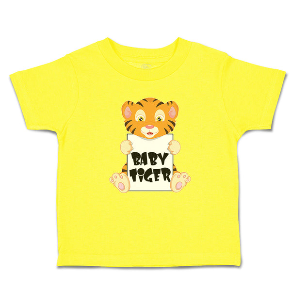 Cute Toddler Clothes Cute Little Baby Tiger Sitting Toddler Shirt Cotton