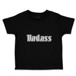 Cute Toddler Clothes Badass Typography Letter Toddler Shirt Baby Clothes Cotton