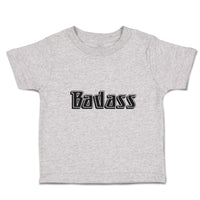 Cute Toddler Clothes Badass Typography Letter Toddler Shirt Baby Clothes Cotton