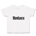 Cute Toddler Clothes Badass Typography Letter Toddler Shirt Baby Clothes Cotton