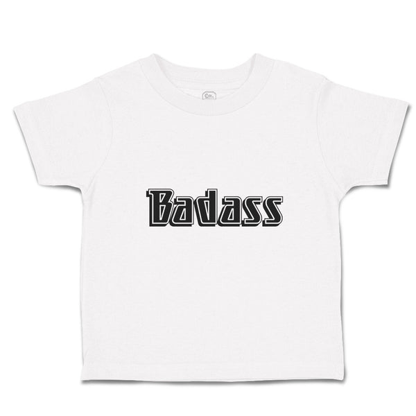 Cute Toddler Clothes Badass Typography Letter Toddler Shirt Baby Clothes Cotton