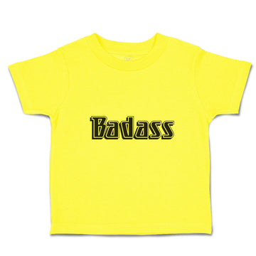 Cute Toddler Clothes Badass Typography Letter Toddler Shirt Baby Clothes Cotton