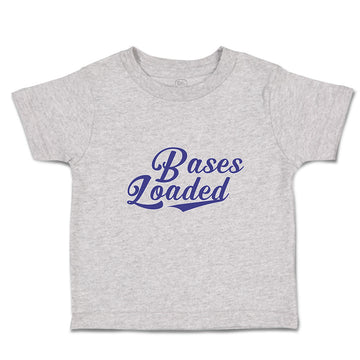 Cute Toddler Clothes Bases Loaded Baseball Indoor Sport Gameplay Toddler Shirt
