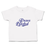 Cute Toddler Clothes Bases Loaded Baseball Indoor Sport Gameplay Toddler Shirt