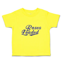 Cute Toddler Clothes Bases Loaded Baseball Indoor Sport Gameplay Toddler Shirt