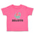 Toddler Girl Clothes Believe Sitting Cute Baby Brontosaurus Dinosaur Cotton