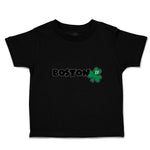 Toddler Clothes Grunge Clover Boston Shamrock Leaf St. Patricks Day Symbol