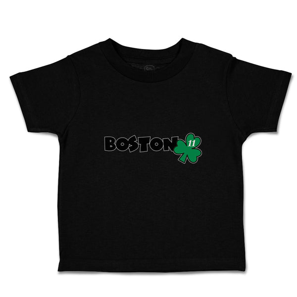 Toddler Clothes Grunge Clover Boston Shamrock Leaf St. Patricks Day Symbol