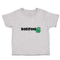 Toddler Clothes Grunge Clover Boston Shamrock Leaf St. Patricks Day Symbol