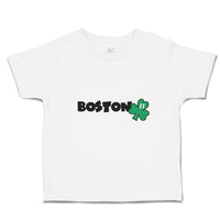 Toddler Clothes Grunge Clover Boston Shamrock Leaf St. Patricks Day Symbol