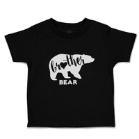 Cute Toddler Clothes Brother Bear Silhouette Wild Animal Toddler Shirt Cotton