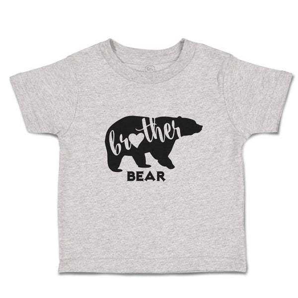 Cute Toddler Clothes Brother Bear Silhouette Wild Animal Toddler Shirt Cotton