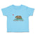 Toddler Clothes Flag of California Republic State of United States Toddler Shirt