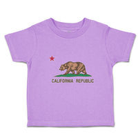Toddler Clothes Flag of California Republic State of United States Toddler Shirt