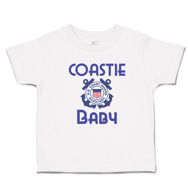 Toddler Clothes United States Coast Guard Auxiliary Coastie Baby with Flag