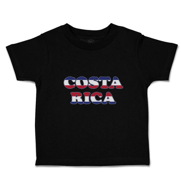 Cute Toddler Clothes Costa Rica American Flag Usa Toddler Shirt Cotton