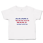 Cute Toddler Clothes Costa Rica American Flag Usa Toddler Shirt Cotton